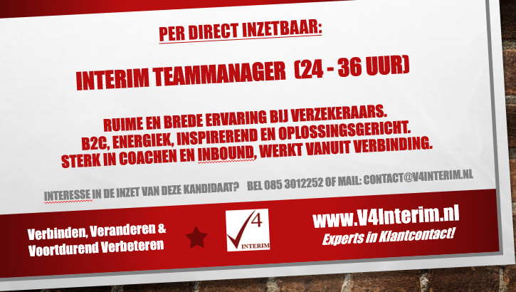Interim Teammanager 24-36uur